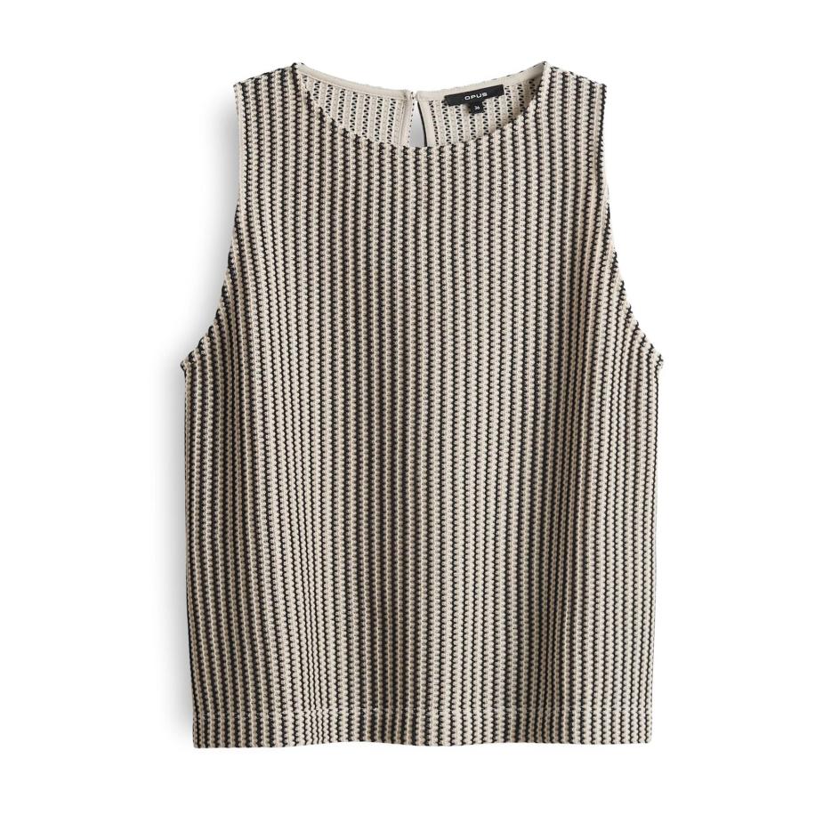 OPUS OPUS Top Isolchen ecru / zwart -