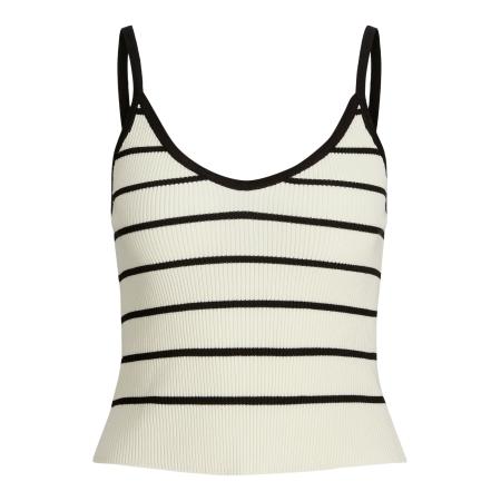 JJXX JJXX Gebreide top zwart / natuurwit