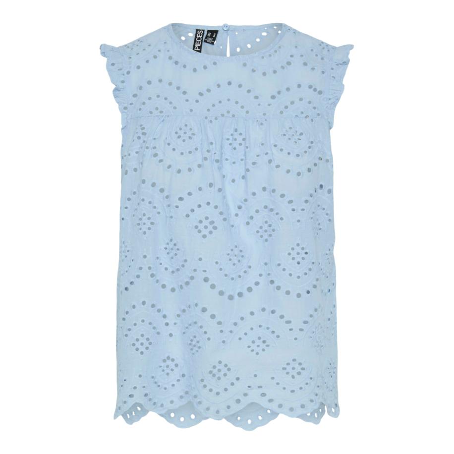 Pieces PIECES Blouse VILDE lichtblauw -