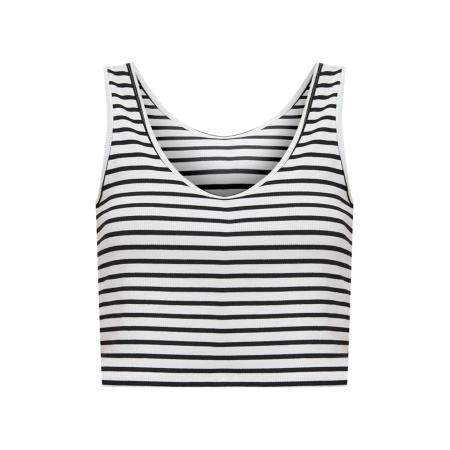 No Matter What No Matter What Top Ernte zwart / wit