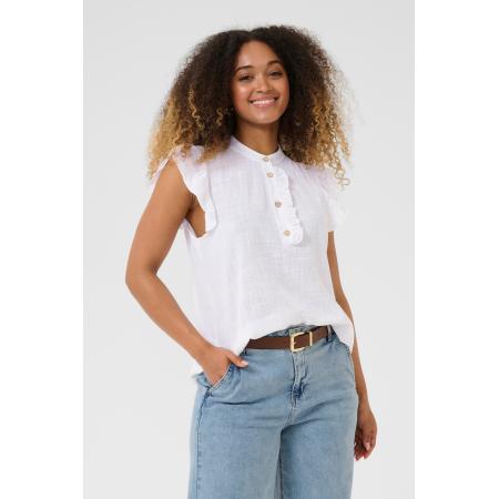 Cream Cream Blouse Jera wit