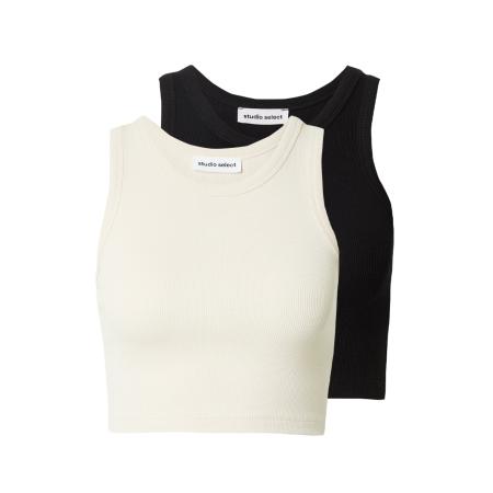 STUDIO SELECT STUDIO SELECT Top Marlene beige / zwart