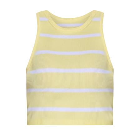 No Matter What No Matter What Top pasteelgeel / wit