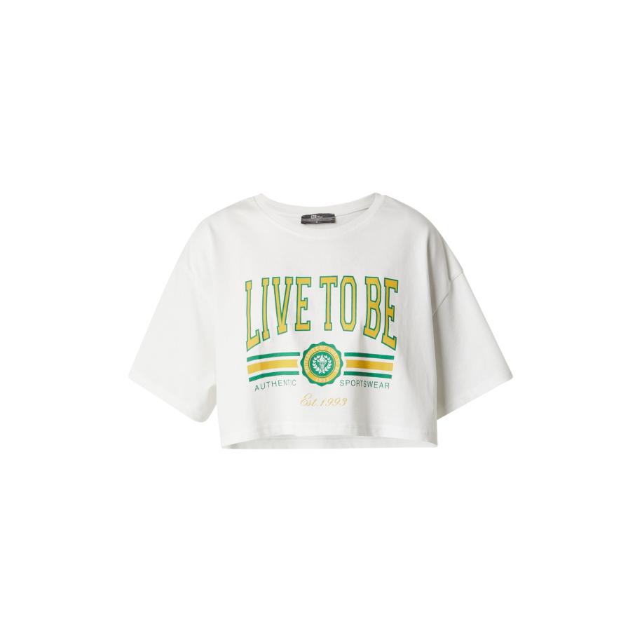 LTB LTB Shirt Locate mosterd / zwart / wit -