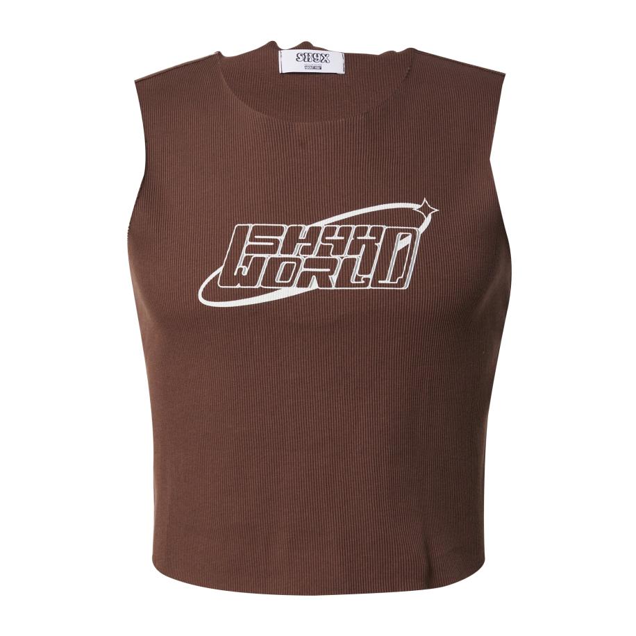 SHYX SHYX Shirt Angely bruin / grijs / wit -