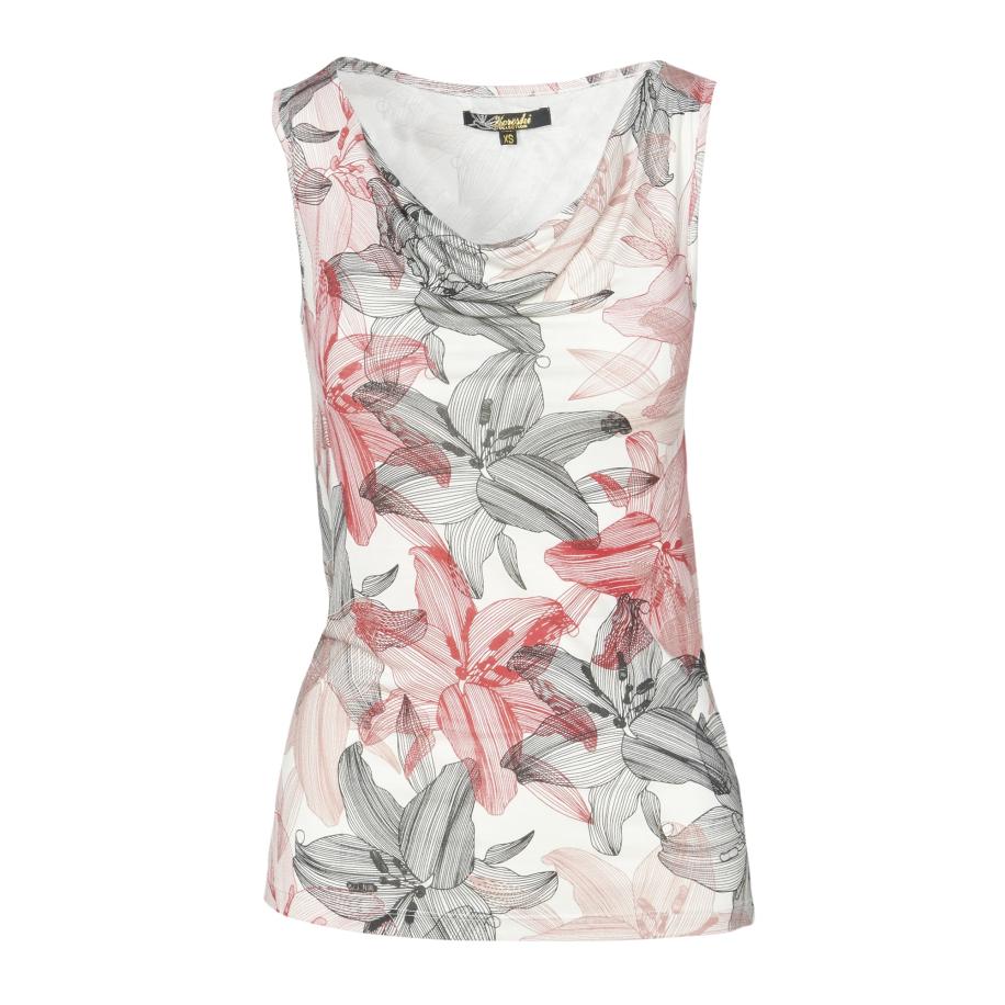 KOROSHI KOROSHI Top rosa / rood / zwart / wit -