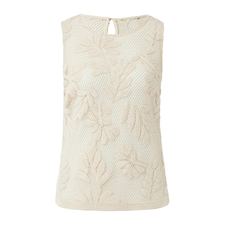 Comma COMMA Top lichtbeige -