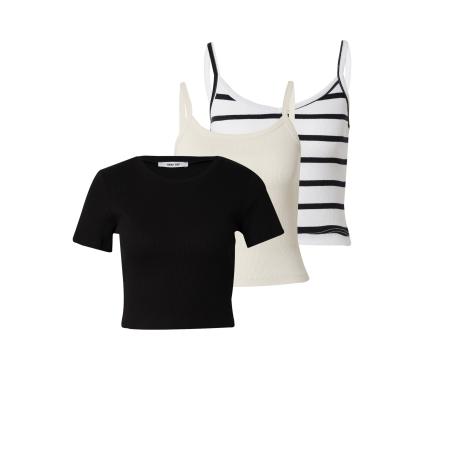 ABOUT YOU ABOUT YOU Top Aylin beige / zwart / wit