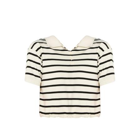 No Matter What No Matter What Shirt crème / zwart