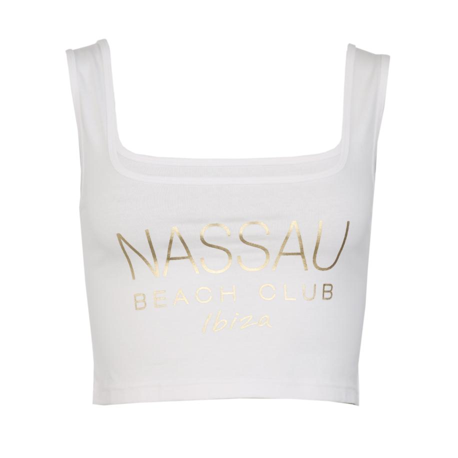 NASSAU Beach Club NASSAU Beach Club Top NB22001 goud / wit -