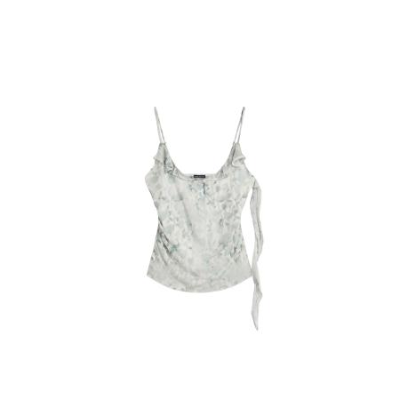 Bershka Bershka Top greige / lichtgrijs / pastelgroen