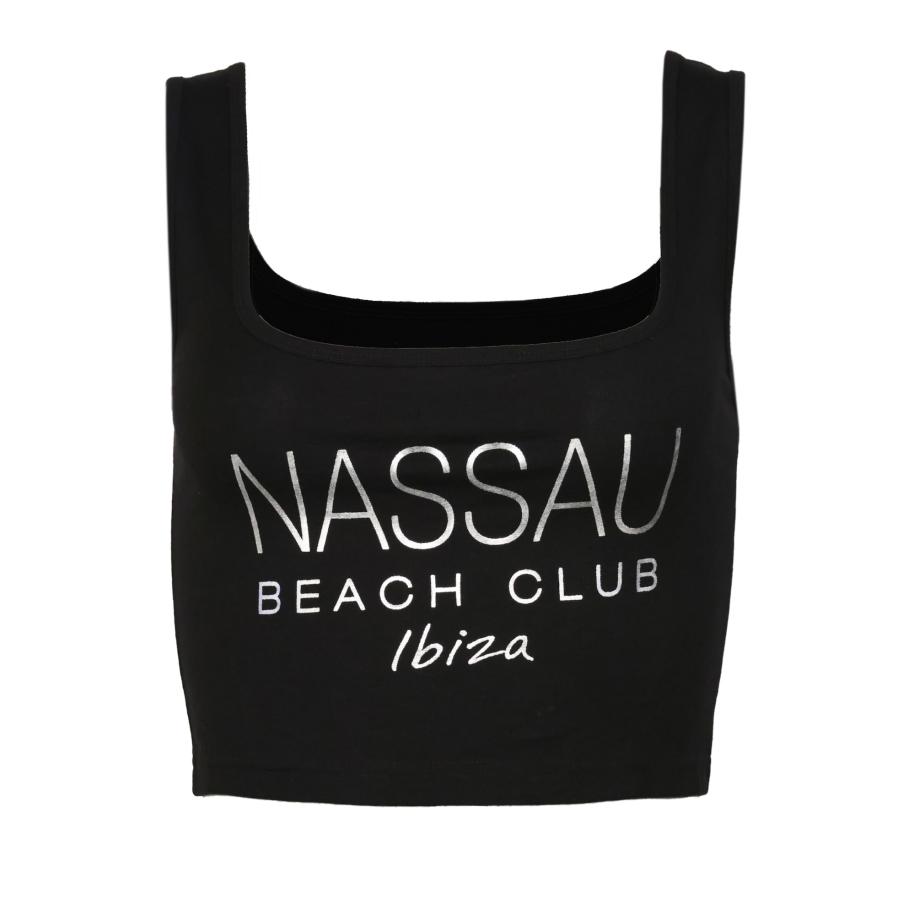 NASSAU Beach Club NASSAU Beach Club Top NB22002 zwart / zilver -