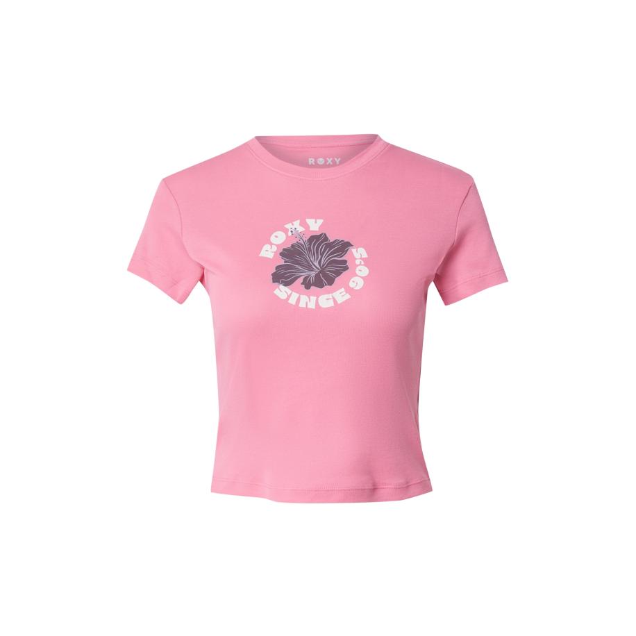 Roxy ROXY Shirt BEACH LOVE sering / cyclaam / lichtroze / wit -