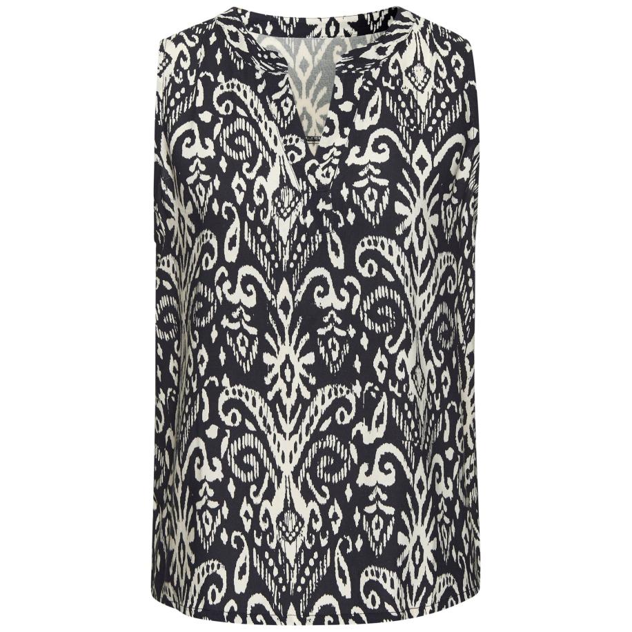 VIVANCE VIVANCE Blouse ivoor / nachtblauw -