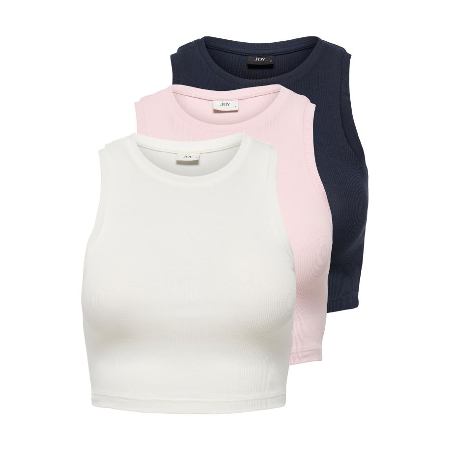 JDY JDY Top JDYLUCKY marine / rosa / wit -