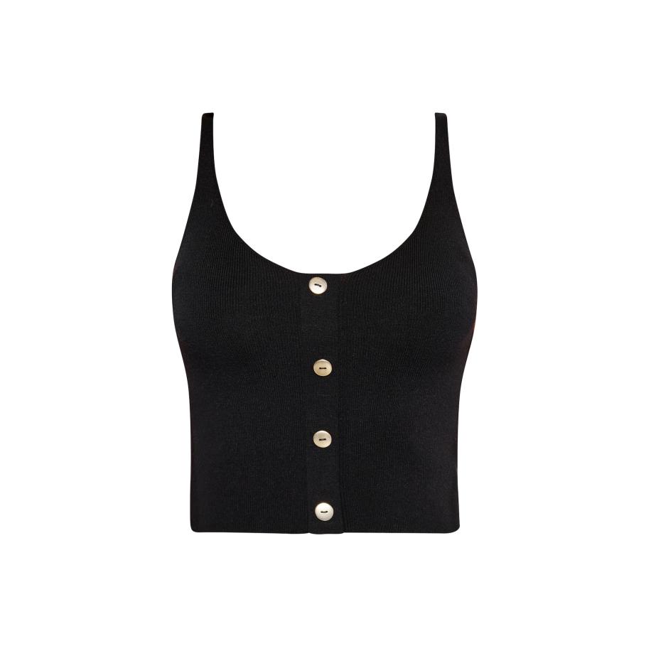 NAEMI NAEMI Gebreide top zwart -