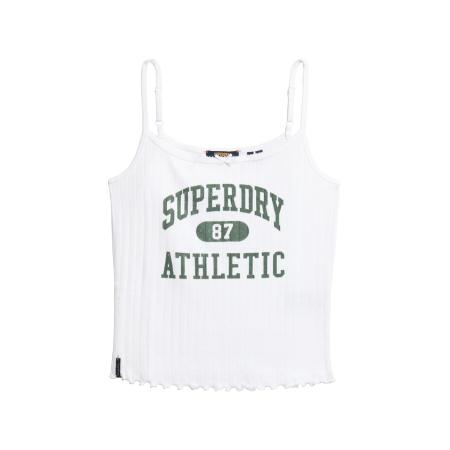 Superdry Top groen / wolwit