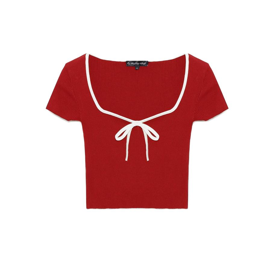 No Matter What Shirt rood / wit Rood