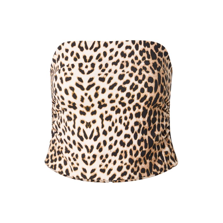 OH APRIL OH APRIL Top Esme camel / lichtbeige / zwart -