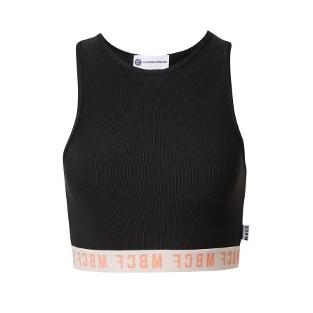 FCBM Top Cleo mandarijn / zwart / offwhite