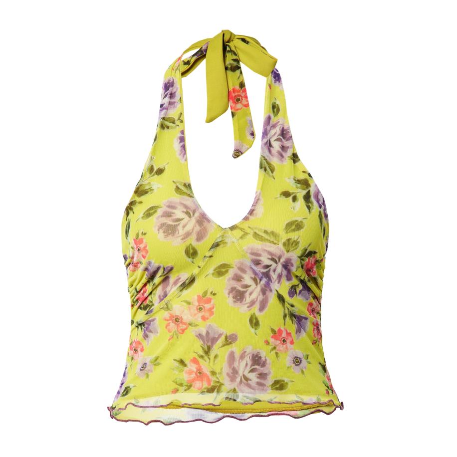 Nasty Gal Nasty Gal Top geel / pastellila / donkerlila / lichtrood -