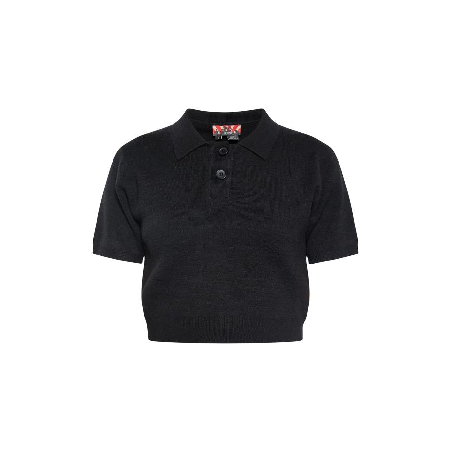 MYMO myMo ROCKS Gebreide top zwart -
