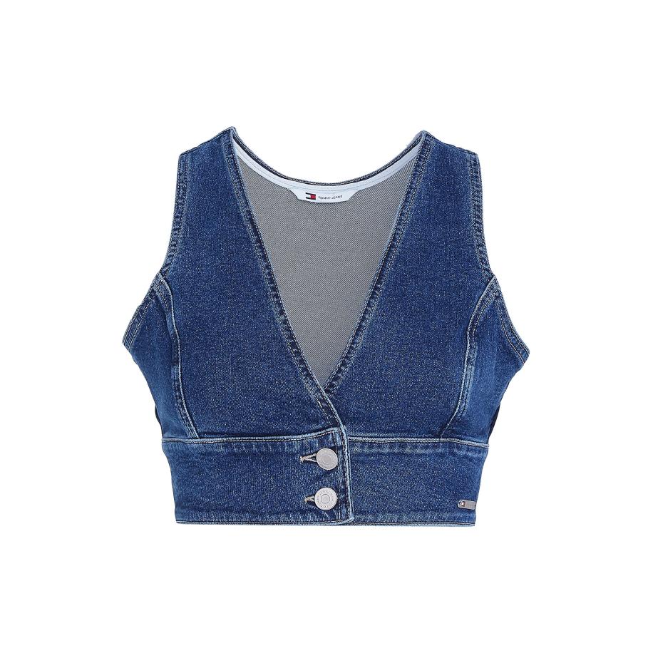 Tommy Jeans Tommy Jeans Top blauw denim -