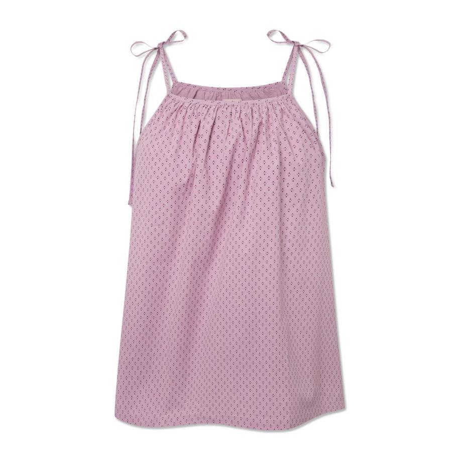 STUDIO FEDER Top rosa / lichtroze / zwart Roze