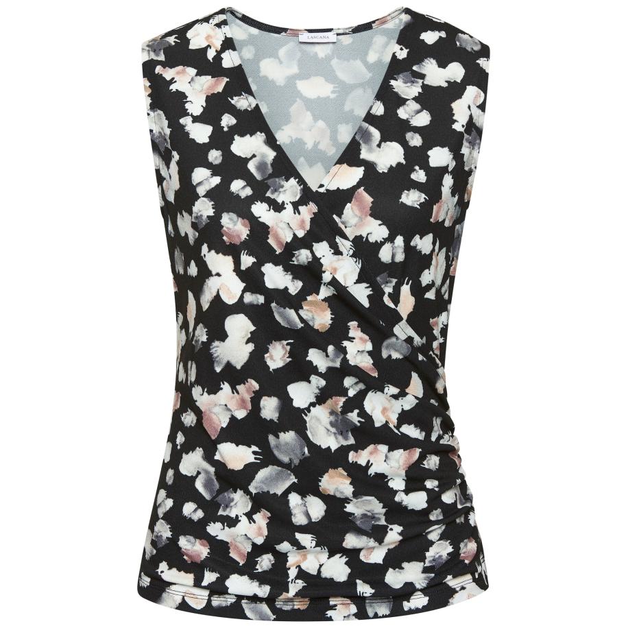 Lascana LASCANA Top lichtbruin / donkergrijs / zwart / offwhite -