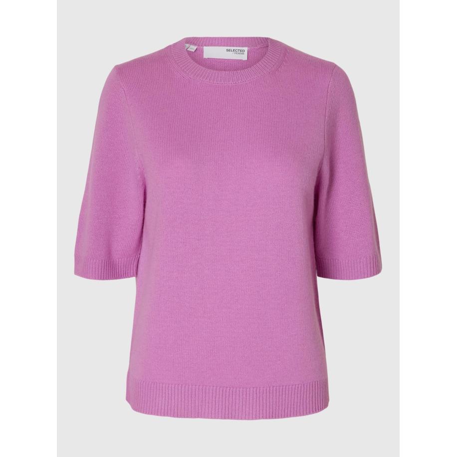 Selected SELECTED Gebreide top cyclaam -