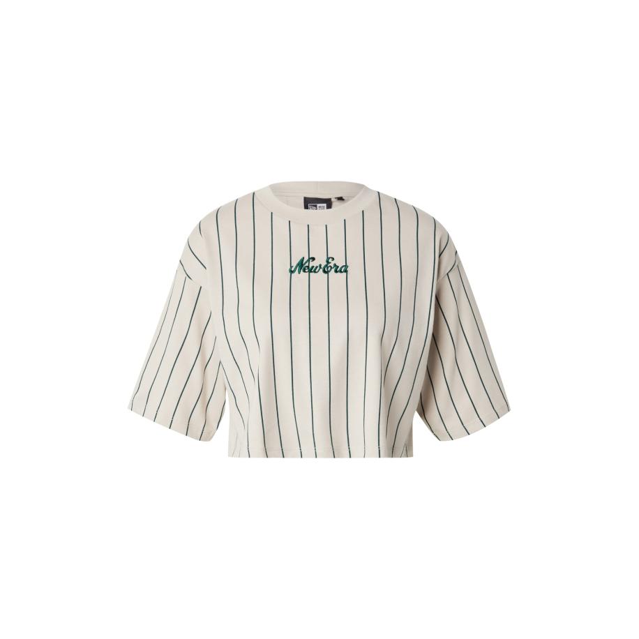 New Era NEW ERA Shirt lichtbeige / donkergroen -