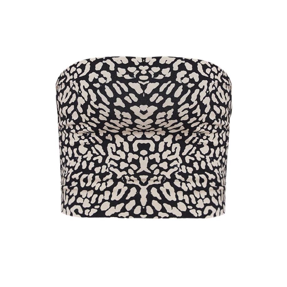 No Matter What Top ecru / zwart Zwart