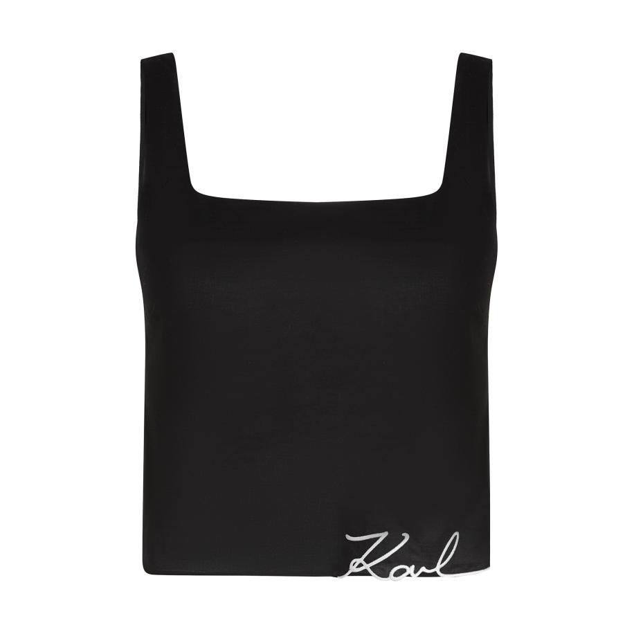 Karl Lagerfeld Karl Lagerfeld Top zwart / wit -
