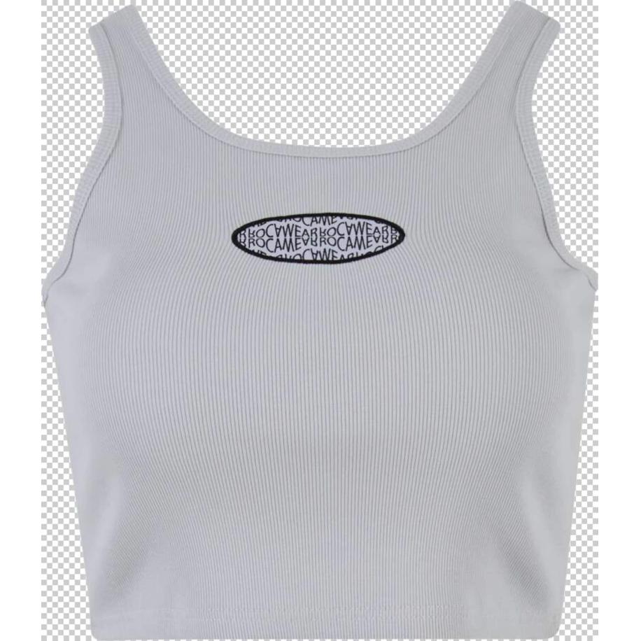 ROCAWEAR Top grijs / zwart Grijs