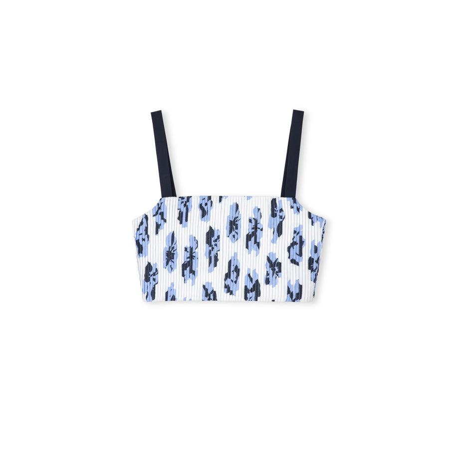 Ipekyol Ipekyol Top blauw / wit -