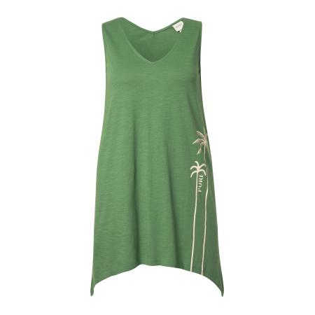 Ulla Popken Ulla Popken Top beige / grasgroen