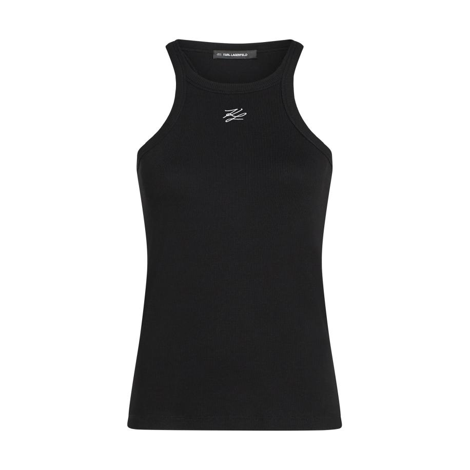 Karl Lagerfeld Karl Lagerfeld Top zwart / wit -
