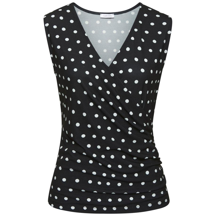 Lascana LASCANA Top zwart / wit -