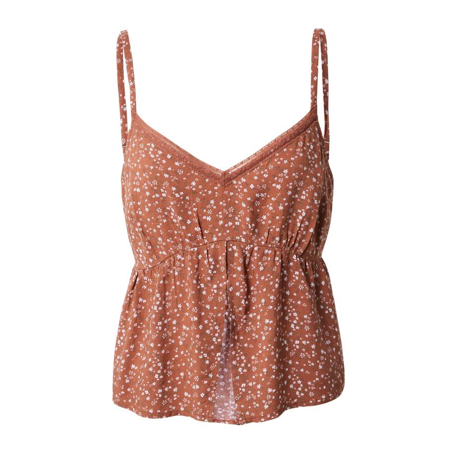 Hollister HOLLISTER Top bruin / wit -