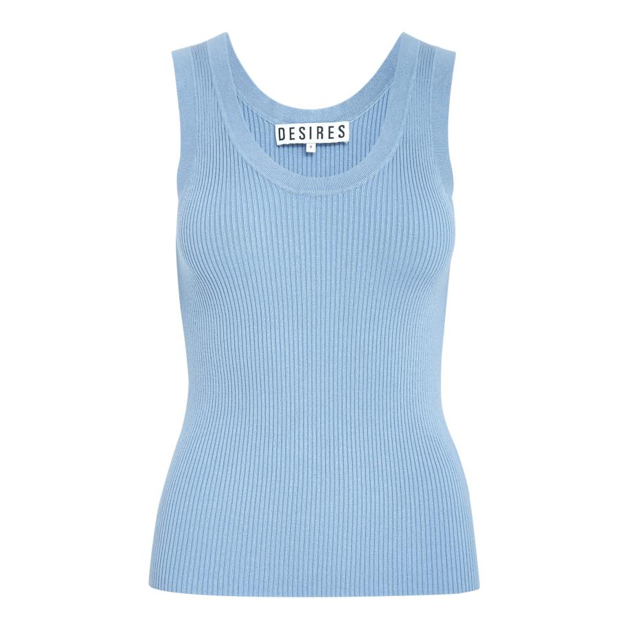Desires DESIRES Gebreide top Aneli lichtblauw -