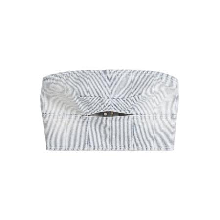 Bershka Bershka Top navy / pastelblauw