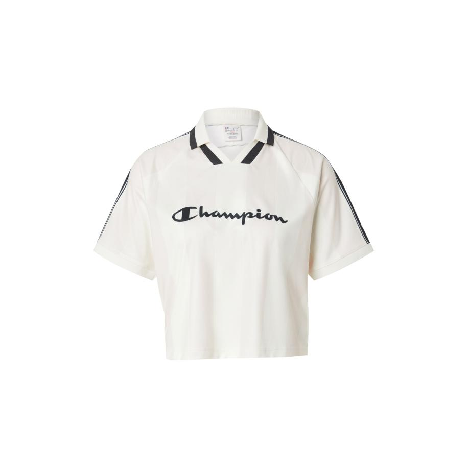 Champion Authentic Athletic Apparel Champion Authentic Athletic Apparel Shirt zwart / wit -
