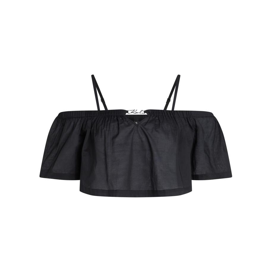Karl Lagerfeld Karl Lagerfeld Top zwart -