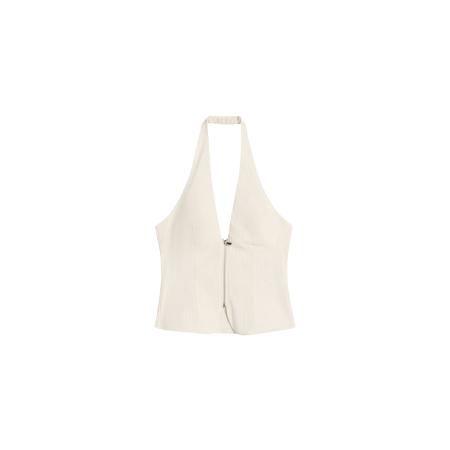 Bershka Bershka Top sand / wit