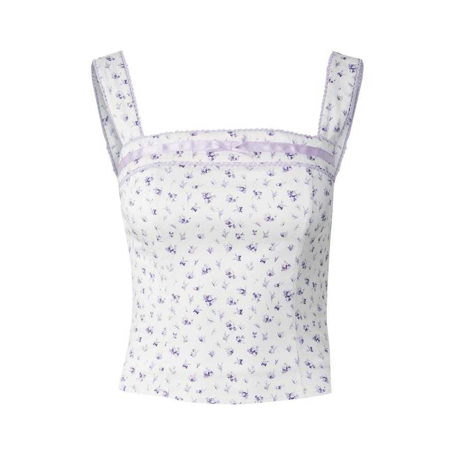 millane millane Top sering / wit -