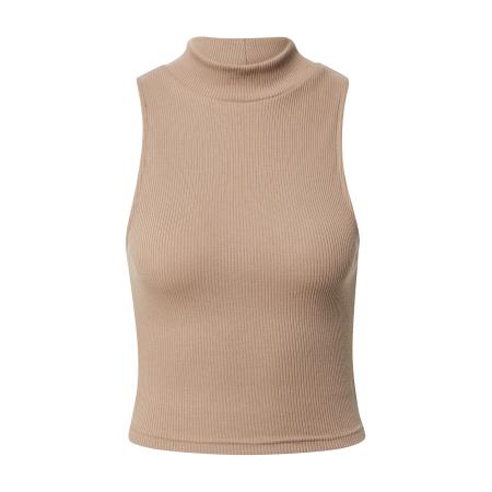 A LOT LESS Gebreide top Camille beige / taupe