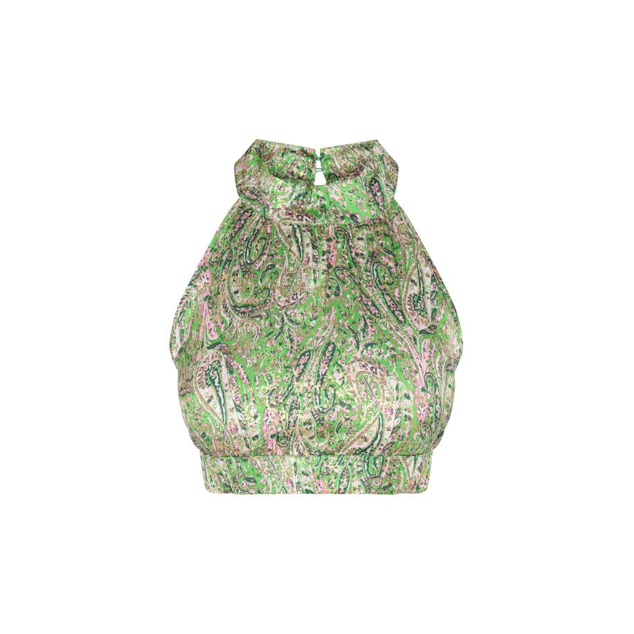 ebeeza ebeeza Top Boho geel / grasgroen / donkergroen / rosa -