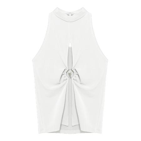 No Matter What No Matter What Top ecru