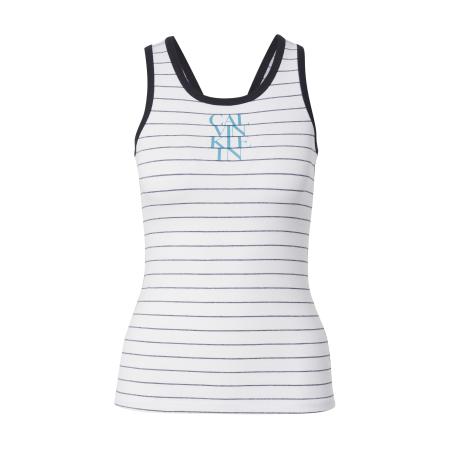 Calvin Klein Calvin Klein Jeans Top aqua / cyaan blauw / zwart / wit