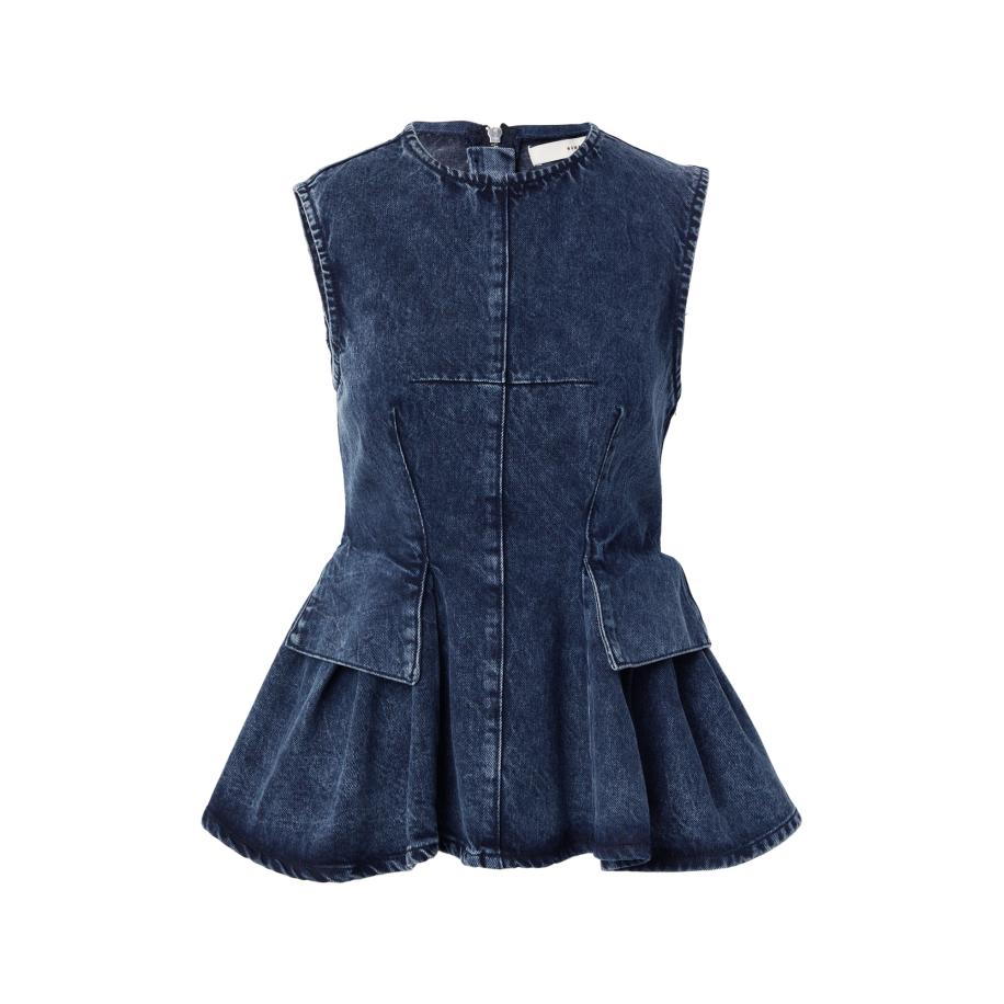 REMAIN REMAIN Top black denim -